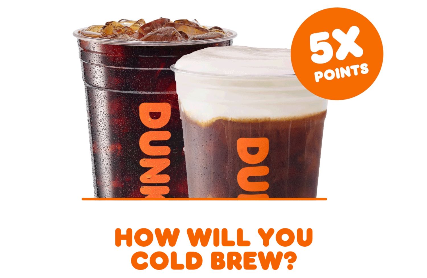 DD Perks Members Can Earn 5X the Rewards Points on All Cold Brew Beverages this April 20 at Dunkin’ Donuts