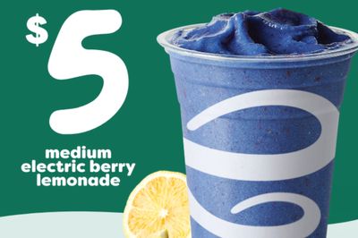 Score a $5 Electric Berry Lemonade at Jamba Daily Through to May 31: A Jamba Rewards Exclusive