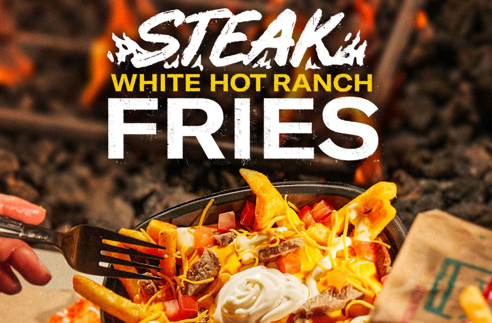 Taco Bell Brings the Heat with their Steak White Hot Ranch Fries 