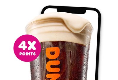 DD Perks Members Will Collect 4X the Points on a Salted Caramel Cold Foam Purchase Through to May 13 at Dunkin' Donuts