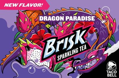 Taco Bell Refreshes their Summer Menu with New Brisk Dragon Paradise Sparkling Iced Tea and Dole Lemonade