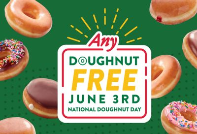 Enjoy a Free Doughnut on Friday, June 3 at Krispy Kreme in Celebration of National Doughnut Day