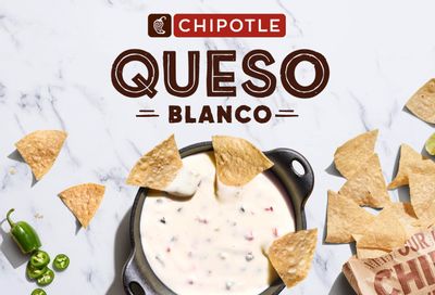 Get Free Queso Blanco When You Purchase an Entree In-app or Online Every Monday in June at Chipotle