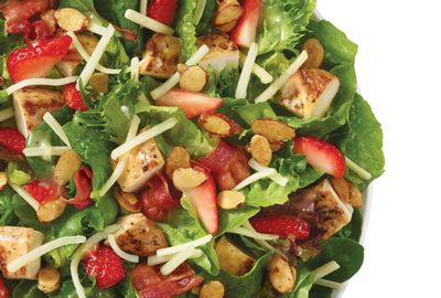 Claim a Free Small Fry In-app with the Purchase of a Summer Strawberry Salad at Wendy’s