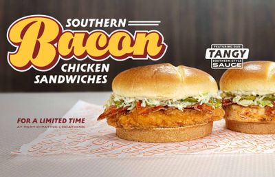 Whataburger Premiers Regular, Grilled and Spicy Southern Bacon Whatachick'n Sandwiches for a Limited Time 