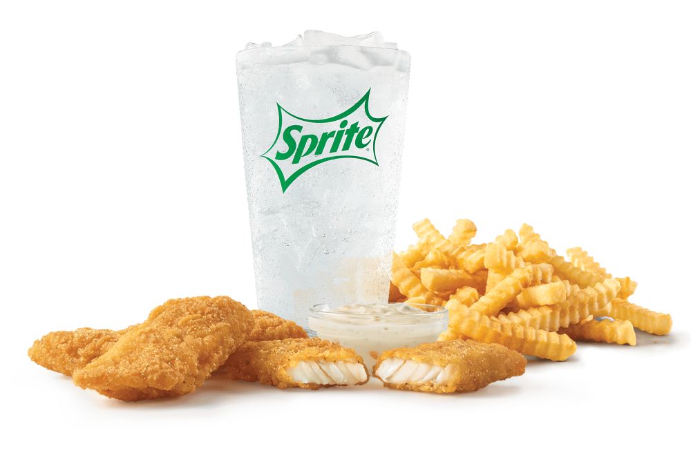 Arby’s Reels in the New 3 Piece or 5 Piece Hushpuppy Breaded Fish Strips Meal