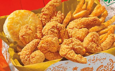 Save with the $5 Hushpuppy Butterfly Shrimp Combo Using In-app and Online Pickup Orders Through to October 2 at Popeyes Chicken