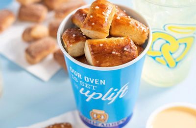 Pretzel Perks Members Can Save $3 Off Their Next In-app $15+ Delivery Order at Auntie Anne’s Pretzels