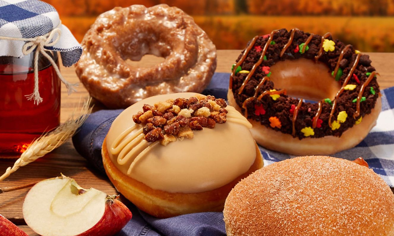 Enjoy a $0 Delivery Fee with the Digital Purchase of an Autumn Lover’s Dozen Through to September 22 at Krispy Kreme: A Rewards Member Exclusive Enjoy a $0 Delivery Fee with the Digital Purchase of an Autumn Lover’s Dozen Through to September 22 at Krispy Kreme: A Rewards Member Exclusive