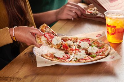 On September 21 and 22 Get a MOD-size Sizzlin' Chicken Sausage Pizza for Only $7