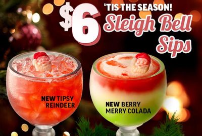 The Festive New $6 Berry Merry Colada and Tipsy Reindeer are Making a Stir at Applebee’s this Holiday Season