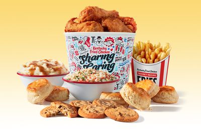 Get 6 Free Cookies with a KFC 12 Piece Chicken or Tenders Meal for a Limited Time Only at Kentucky Fried Chicken