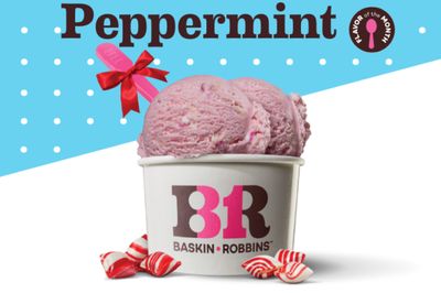 Baskin-Robbins Brings Back their Classic Peppermint Ice Cream as December’s Flavor of the Month