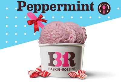 Baskin-Robbins Brings Back their Classic Peppermint Ice Cream as December’s Flavor of the Month