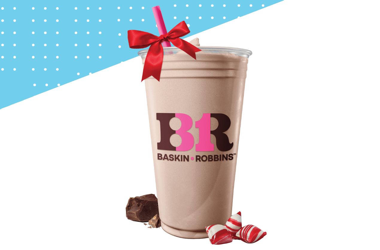 The All New Peppermint Cocoa Shake is Now Available at Baskin-Robbins 