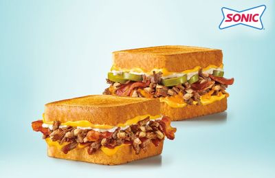 The New Steak and Bacon Grilled Cheese Sandwich Arrives at Sonic Drive-in
