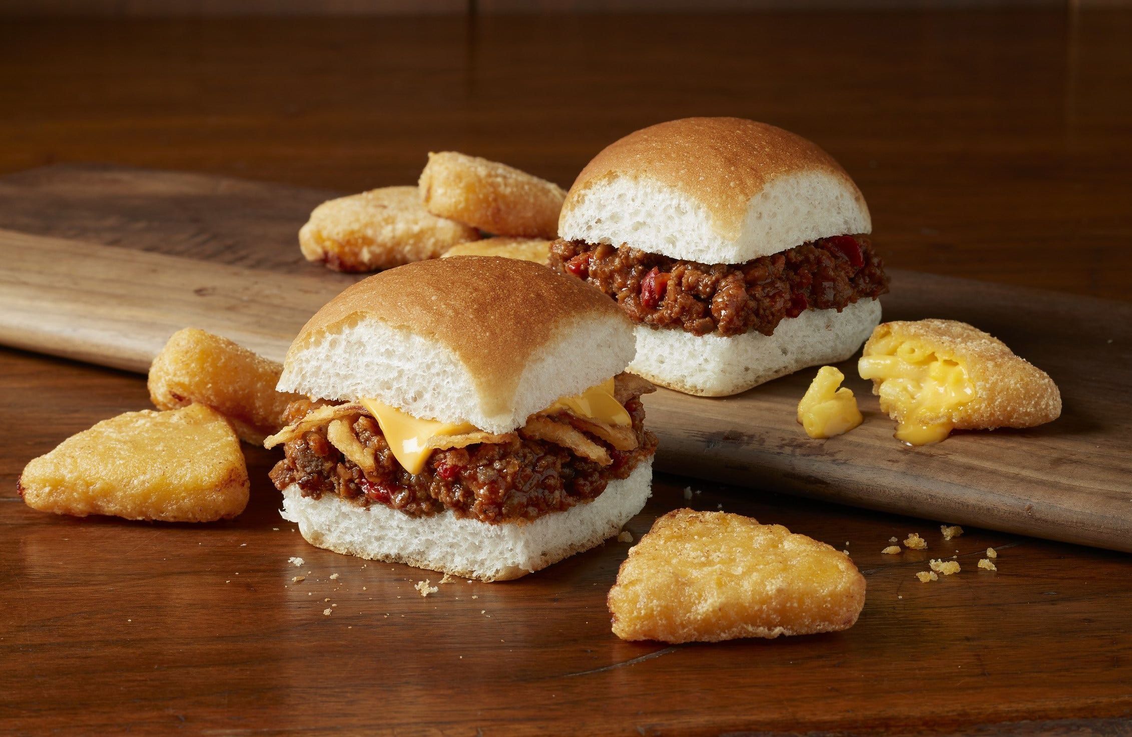 Sloppy Joes, Including Smoky and Spicy Joe Sliders, Return to White Castle
