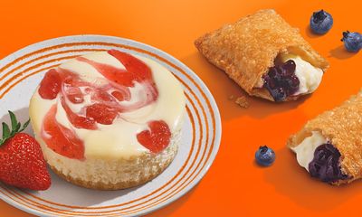 The Blueberry Lemon Cream Cheese Fried Pie and Strawberry Cheesecake Cup Join the Menu at Popeyes Chicken  