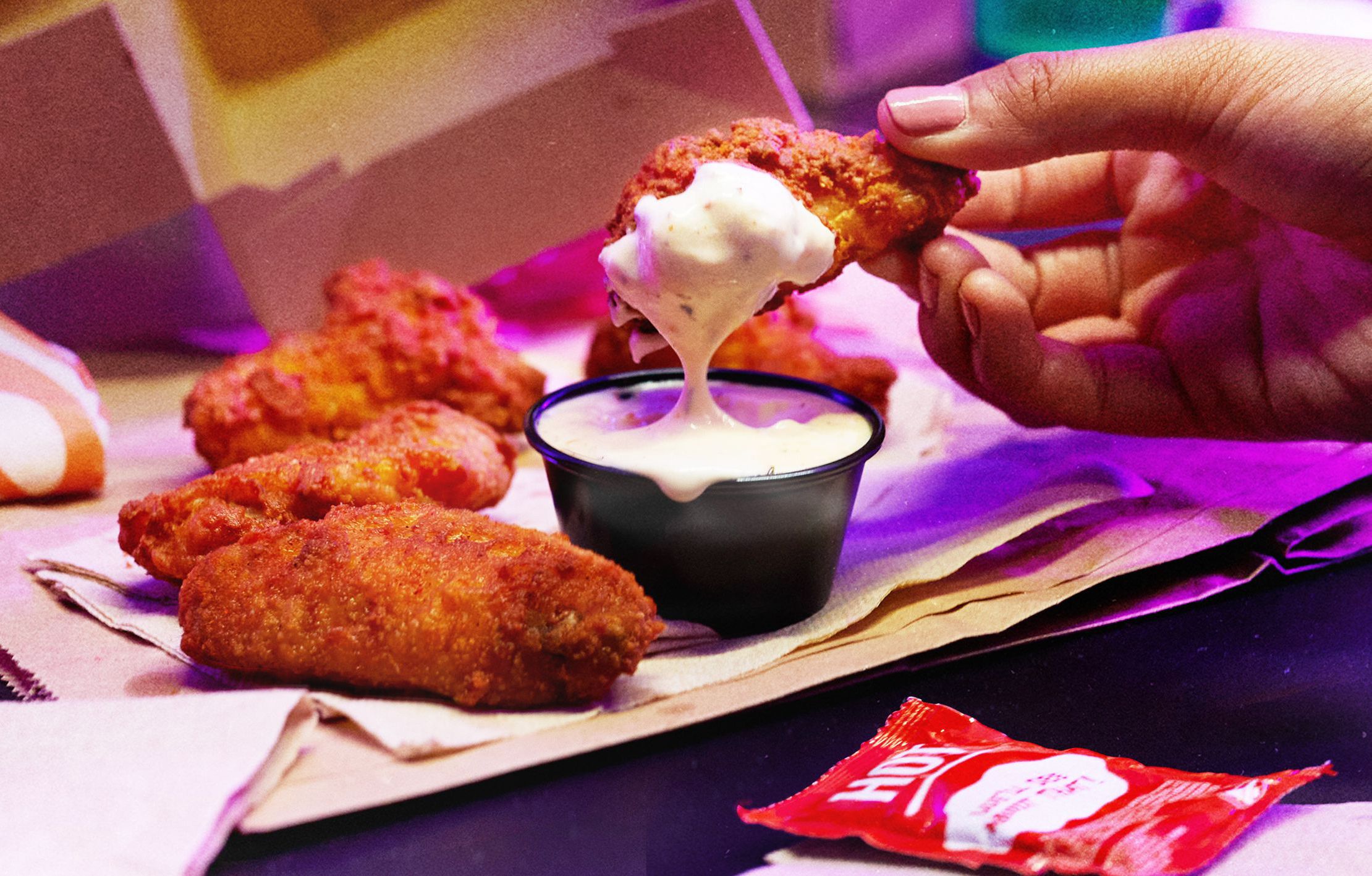 Crispy Chicken Wings with a Spicy Ranch Sauce are Back at Taco Bell