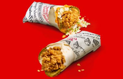 Save with 2 for $5 Wraps Online or In-app at Kentucky Fried Chicken for a Short Time Only