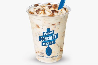 Culver’s Features the Tasty Vanilla Concrete Mixer Made With Butterfinger
