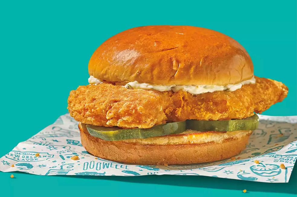 Classic and Spicy Flounder Fish Sandwiches Are Back at Popeyes Chicken