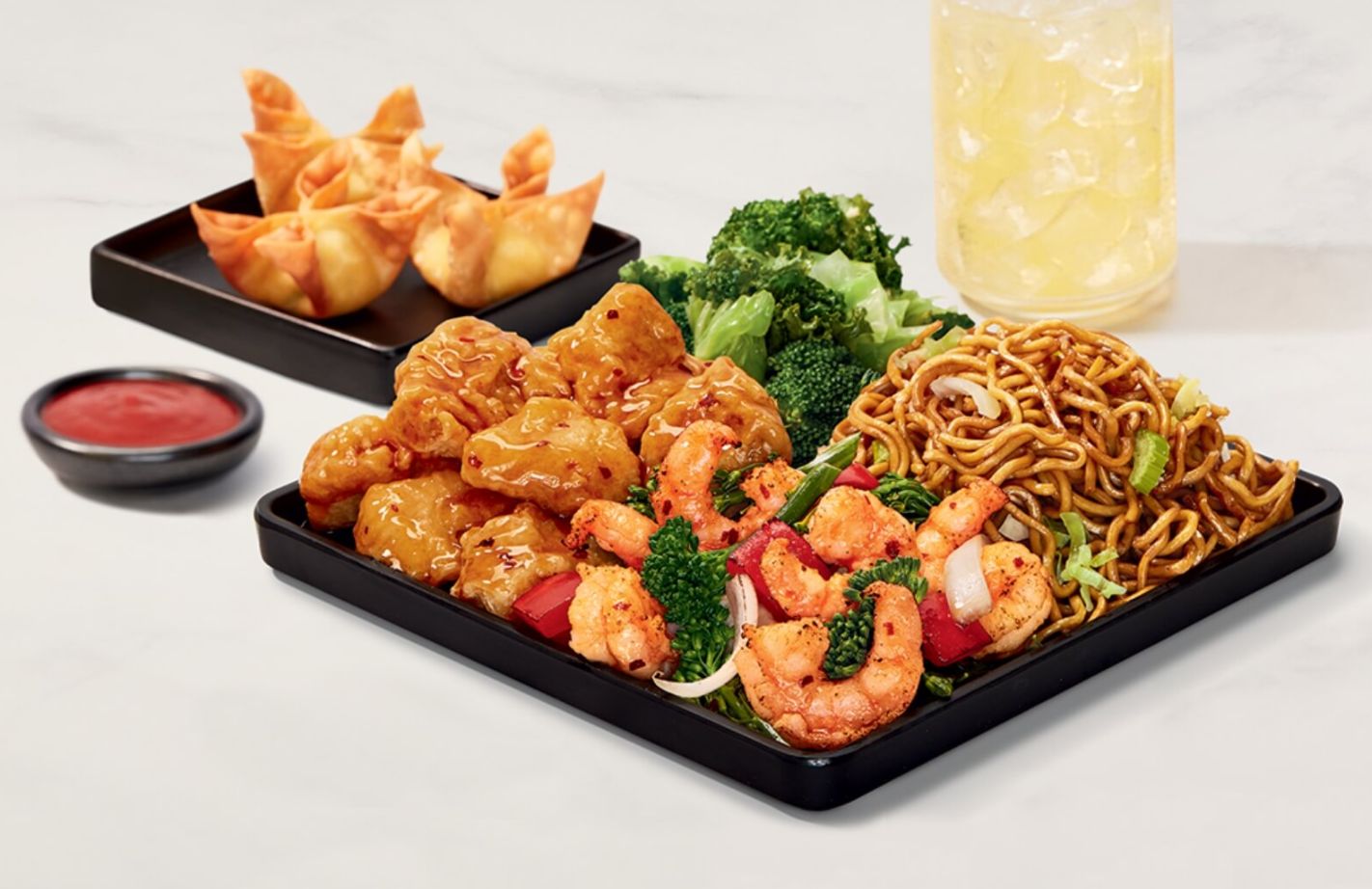 Panda Express Offers a $5 Bonus Card When You Buy the Plate Bundle In-app or Online Through to March 14 Panda Express Offers a $5 Bonus Card When You Buy the Plate Bundle In-app or Online Through to March 14