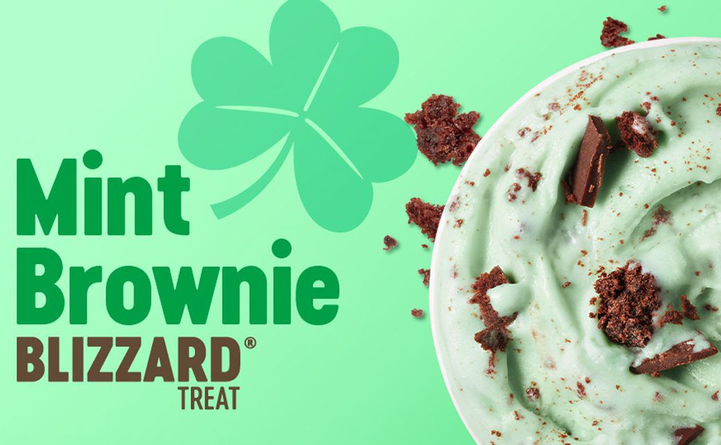 The Mint Brownie Blizzard Returns to Dairy Queen as March’s Blizzard of the Month 