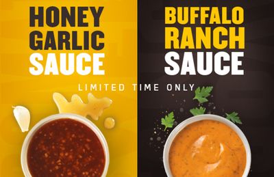 Buffalo Wild Wings Premiers their Brand New Honey Garlic and Buffalo Ranch Sauce