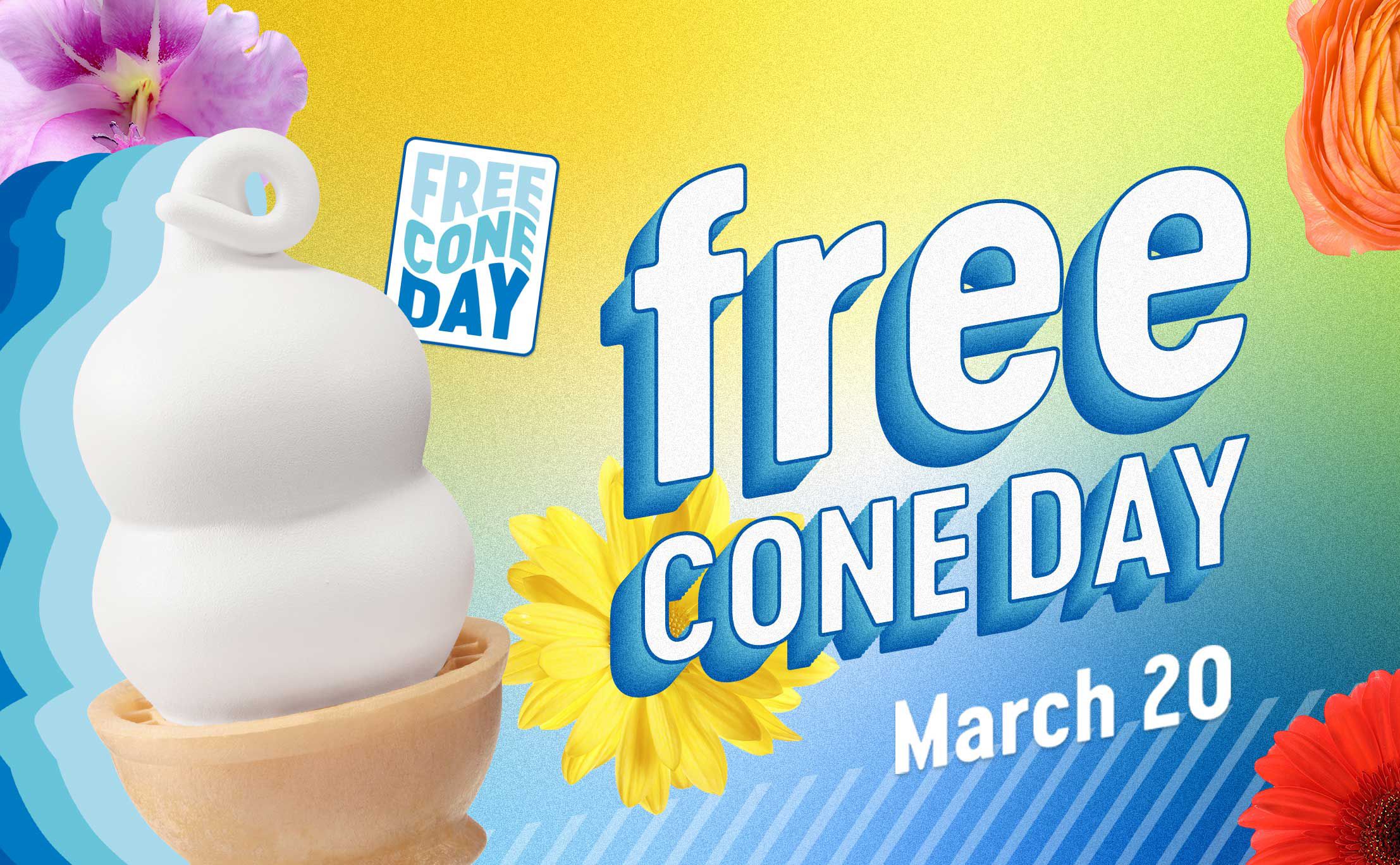 Receive a Free Small Cone at Dairy Queen on Free Cone Day this March 20