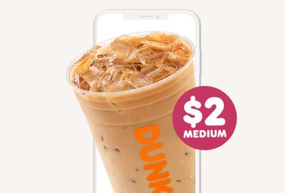 Get a $2 Medium Iced Coffee Daily In-app Through to March 31 at Dunkin’ Donuts: A Rewards Exclusive
