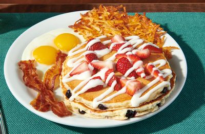 Denny’s Celebrates with their New Red, White & Blue Pancake Breakfast