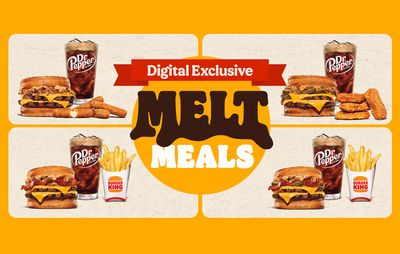 Save with $7 Melt Meals Exclusively with Online and In-app Orders at Burger King