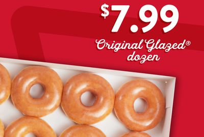 Rewards Members Can Get a $7.99 Original Glazed Dozen In-shop from April 25 to 27 at Krispy Kreme 