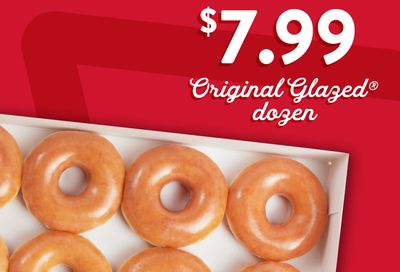Rewards Members Can Get a $7.99 Original Glazed Dozen In-shop from April 25 to 27 at Krispy Kreme 
