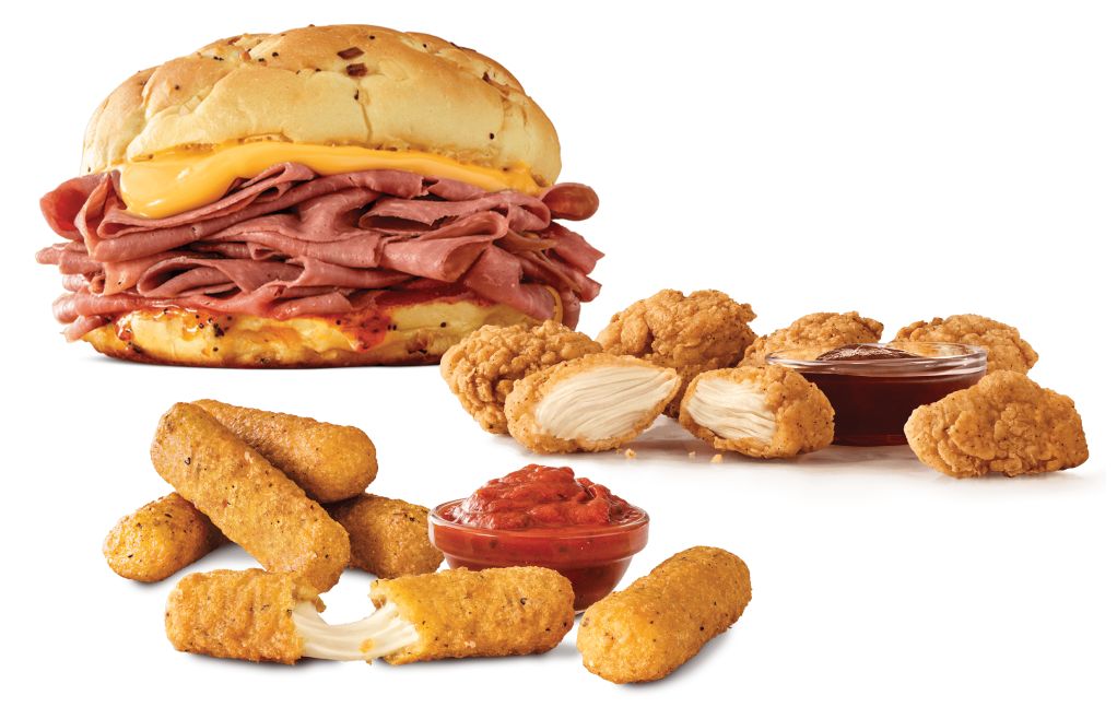 Save with Arby’s Newest 2 For $7 Everyday Value Menu Including the Classic Beef 'N Cheddar Sandwich