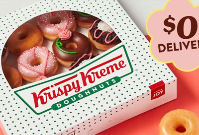 May 13 Only: Get a $0 Delivery Fee with Online or In-app Orders at Krispy Kreme