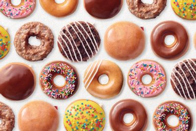 On June 18 Enjoy a $0 Delivery Fee with $5+ Online and In-app Orders at Krispy Kreme 