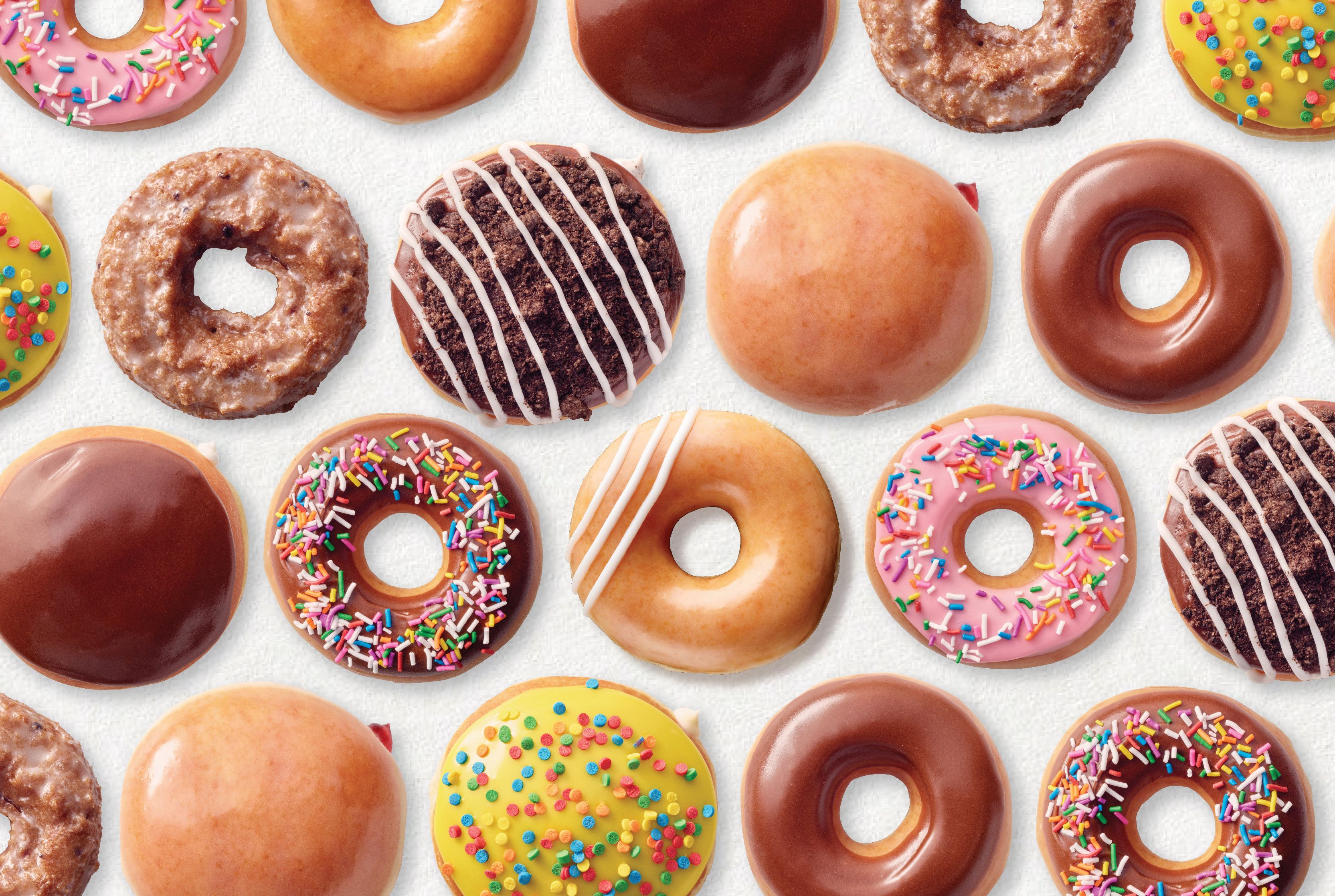 On June 18 Enjoy a $0 Delivery Fee with $5+ Online and In-app Orders at Krispy Kreme 