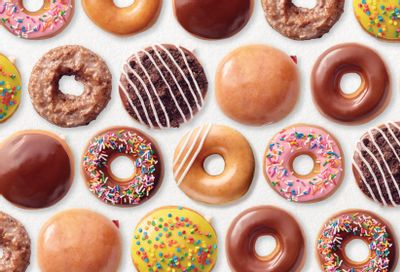 On June 18 Enjoy a $0 Delivery Fee with $5+ Online and In-app Orders at Krispy Kreme 