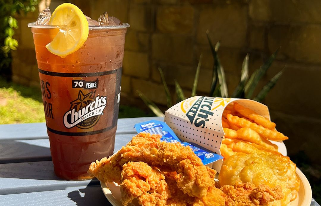 Get a Free Drink with Purchase Through to August 27 with a Key Tag at Church’s Chicken Get a Free Drink with Purchase Through to August 27 with a Key Tag at Church’s Chicken