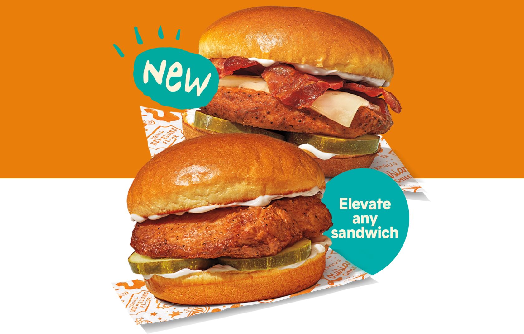 Upgrade Your Popeyes Chicken Sandwich with Cheese and Bacon for Only $1.50