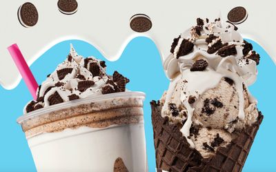 Baskin-Robbins Debuts their Oreo Mega Stuf Cappuccino Blast and Oreo Mega Stuf Cone