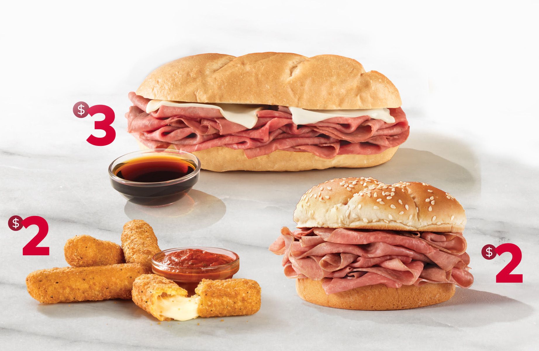 Arby’s Launches a $1, $2, $3 Classic Menu Online and In-app for a Limited Time Only