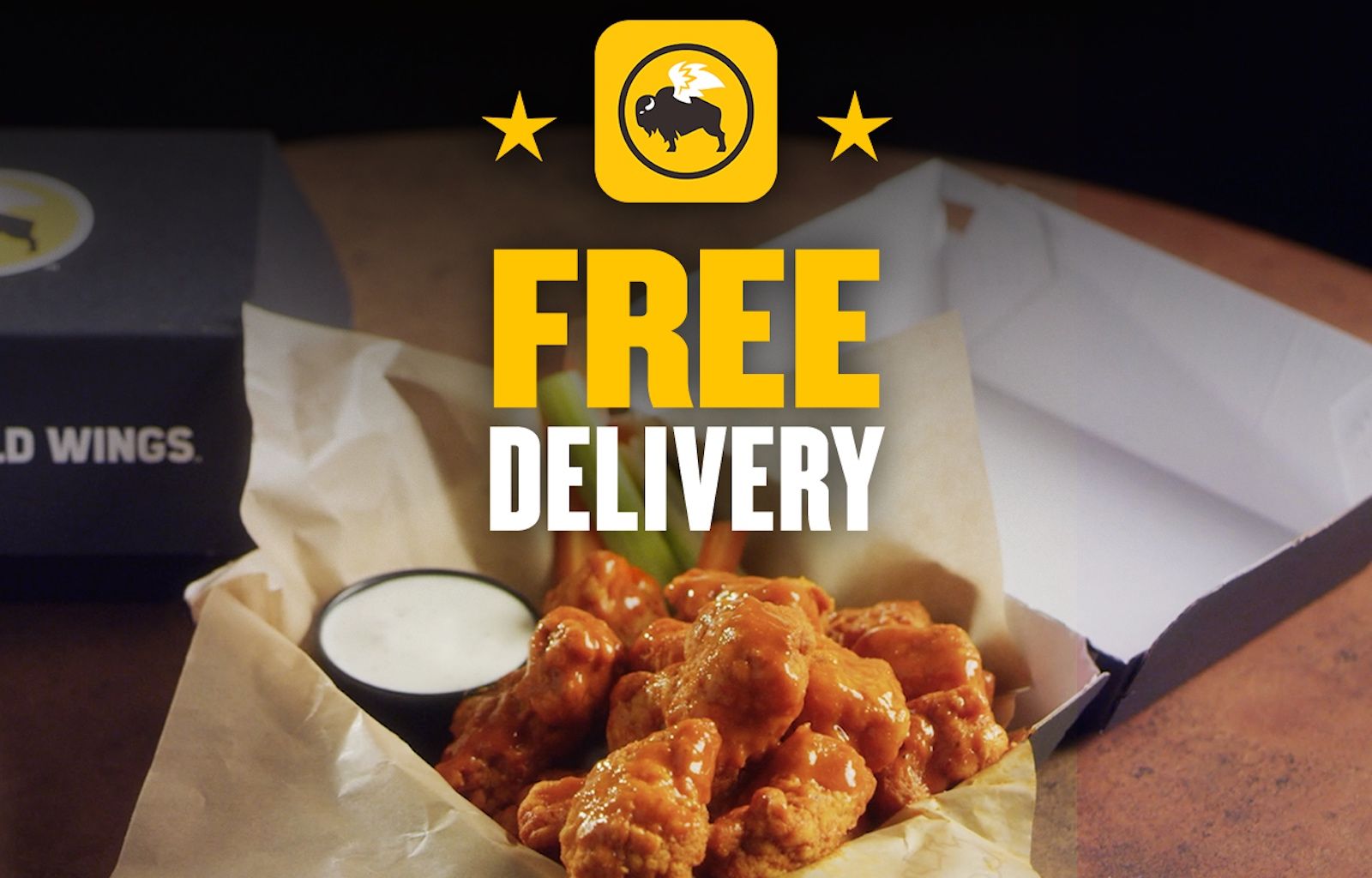 Blazin’ Rewards Members Get Free Delivery Through to August 31 on Food Orders at Buffalo Wild Wings Blazin’ Rewards Members Get Free Delivery Through to August 31 on Food Orders at Buffalo Wild Wings