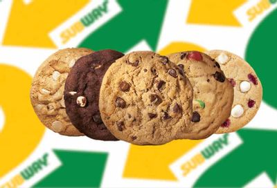 Get a Free Cookie with an Online $15 Gift Card Purchase at Subway Through to August 31