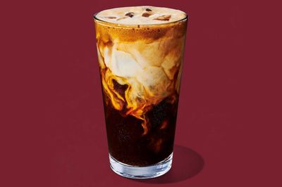 The Brand New Iced Apple Crisp Oatmilk Shaken Espresso is Now at Starbucks