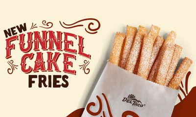 Del Taco Launches their Brand New Funnel Cake Fries