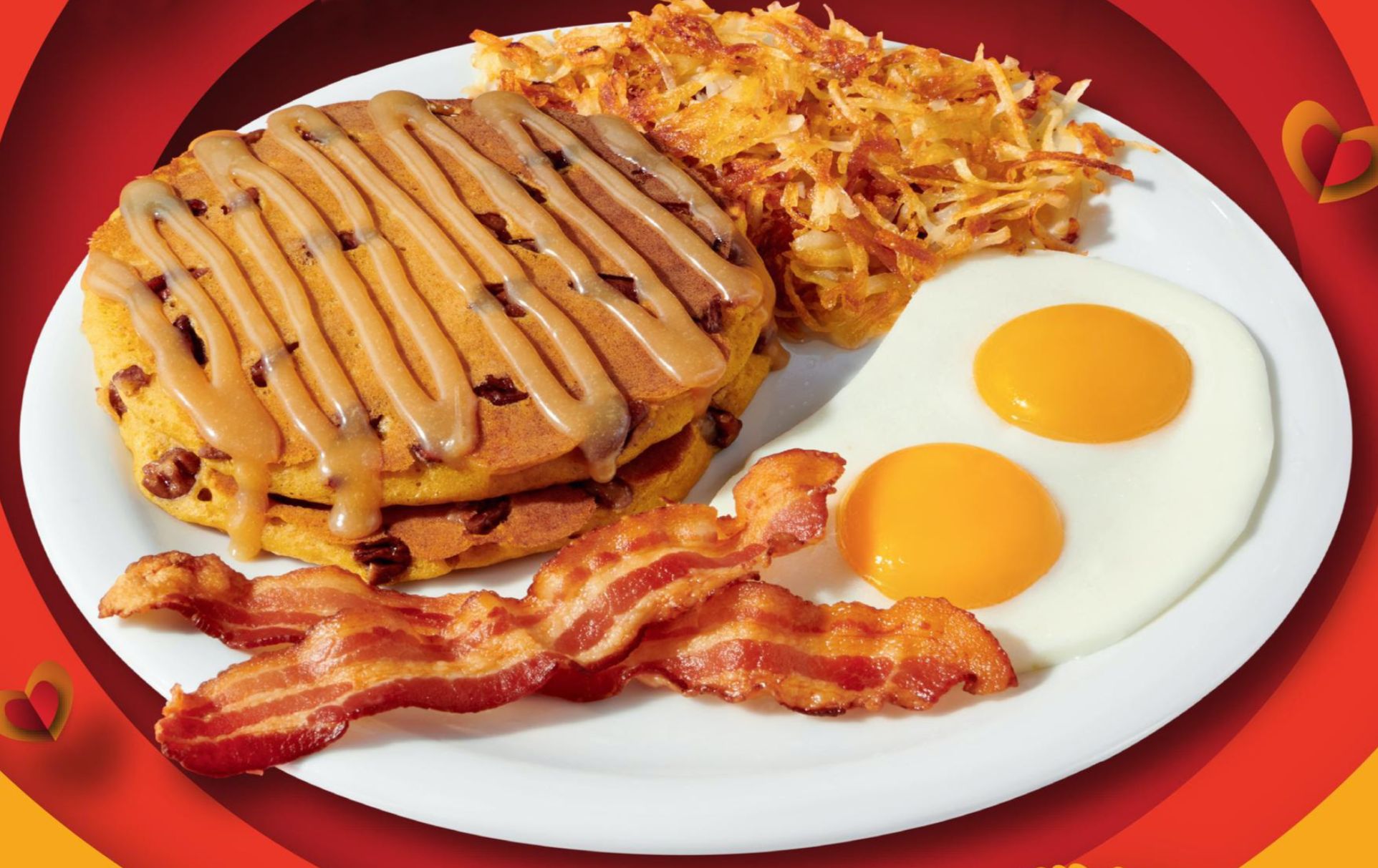 The New Pumpkin Pecan Pancake Breakfast Lands at Denny’s this Fall