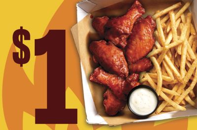 Get $1 Delivery on $15+ Online and In-app Orders at Buffalo Wild Wings